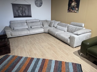 Loungebank, gebroken wit